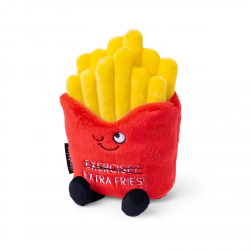 Punchkins Plush Πονηρές τηγανιτές πατάτες λούτρινο – “Exercise Extra Fries”