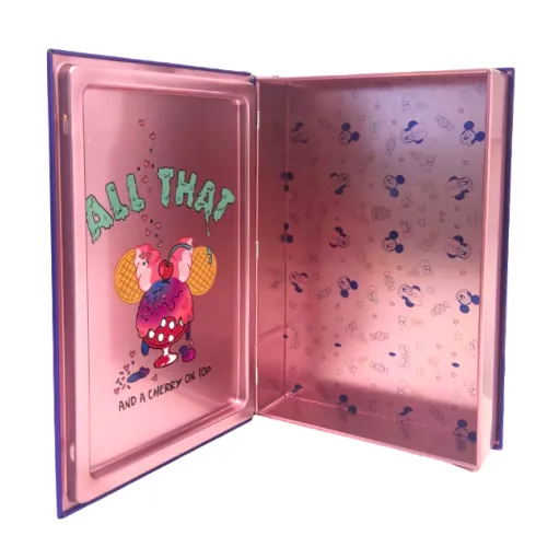 Μεταλλικό κουτί αποθήκευσης σχήμα βιβλίου Minnie Mouse