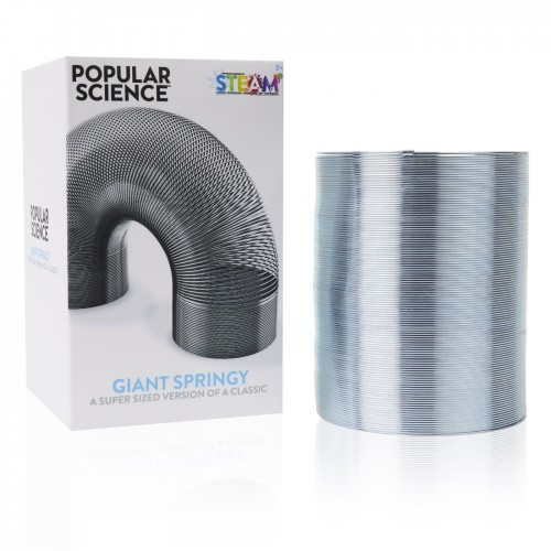 Wow! Stuff – Popular Science Giant Springy Large Metal Coiled Helix Toy – Γιγαντιαίο ελατήριο που αναβιώνει ένα κλασικό παιχνίδι