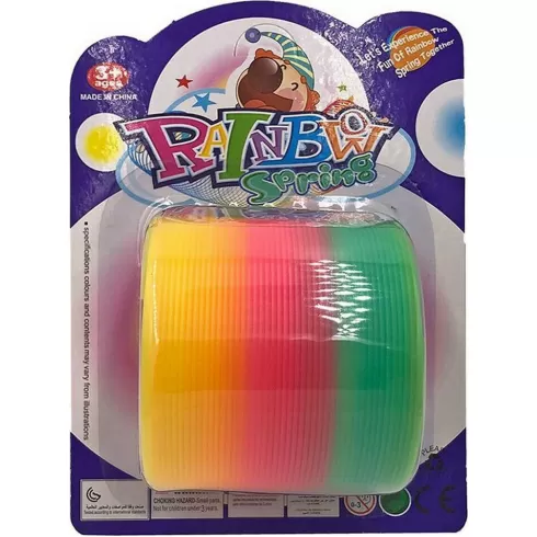 Ελατήριο  Rainbow 7.5x6.5cm σε καρτέλα 12x17x8cm 71-3043 1 τεμάχιο 