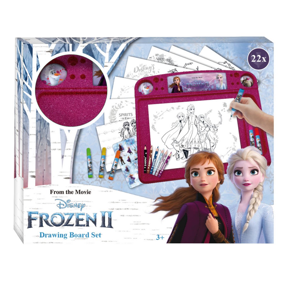 Παιδικός Μαγνητικός πίνακας Frozen Disney Drawing Board Set FR2 40 X 32 22pcs di2547FR2