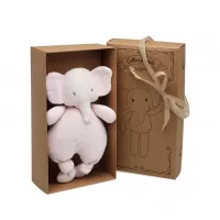 Kiokids Βαμβακερό Παιχνίδι "Cotton Friends" Ελεφαντάκι Ροζ 3426