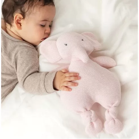 Kiokids Βαμβακερό Παιχνίδι "Cotton Friends" Ελεφαντάκι Ροζ 3426 #4