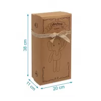 Kiokids Βαμβακερό Παιχνίδι "Cotton Friends" Ελεφαντάκι Ροζ 3426 #3