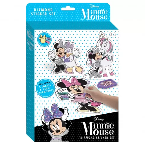 Μωσαϊκό με ψηφίδες τύπου διαμάντια με 3 διαφορετικές φιγούρες Minnie Mouse (MM04017-P)