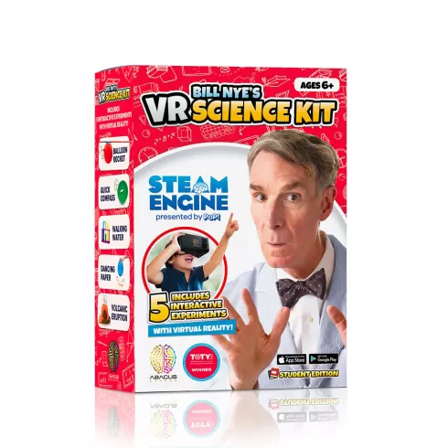 Abacus Brands Bill Nye’s Steam Engine VR Science Kit “Student Edition” Σετ εικονικής πραγματικότητας AB94918 – Σετ Δώρου Για ηλικίες 6 έως 12 ετών Αγγλική έκδοση