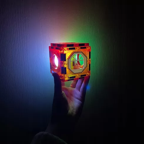 Kruzzel Μαγνητικό παιχνίδι κατασκευών Magnetic Blocks 77τμχ (022684) #5