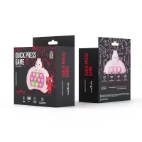 Φορητό παιχνίδι Anti-Stress Pop it Maxlife MXPS-100 Teddy Bear ροζ #1