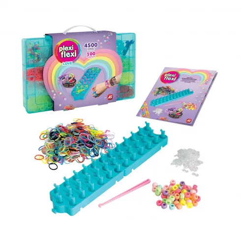 AS Λαστιχάκια Plexi Flexi για παιδιά 5+ ετών σε πλαστική θήκη (1080-25575)