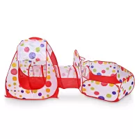 Kids Play Tent 3 in 1 Foldable Crawl Tunnel Combo Playhouse OEM 608 #1