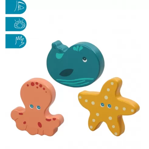 Kiokids Ξύλινη Κουδουνίστρα Χταπόδι  2725_1 #2