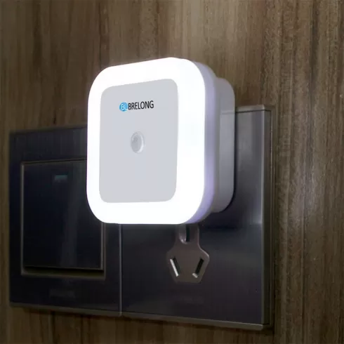BRELONG Φωτάκι νυχτός LED Sensor Light Control Night Light EU White #5