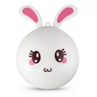 BJB-01 1.5W Silicone Night RGB + Warm Light Pat Rabbit - Ροζ