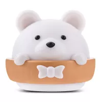 Φωτάκι Νυκτός Μαγνητικό με Αυτοκόλλητο με Κίτρινες Λεπτομέρειες - R1 USB Charging LED Night Light Bear Stepless Dimming with Remote Control