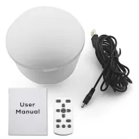 Φωτορυθμικό R01 7W Dual-use Projection Night Light with USB Charging white #6