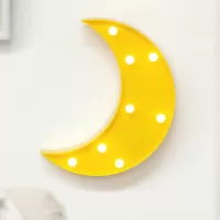 Φωτιστικό Επιτραπέζιο - Τοίχου Led Κίτρινο Φεγγαράκι #1