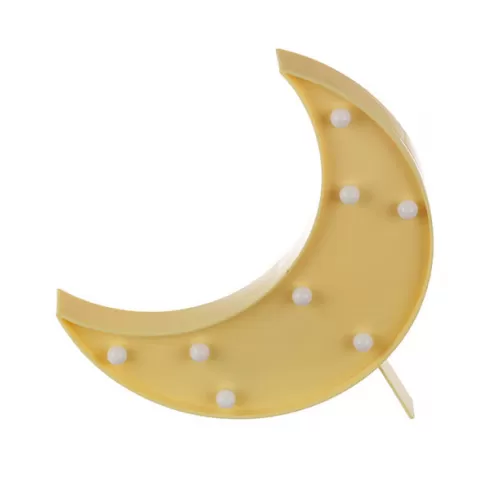 Φωτιστικό Επιτραπέζιο - Τοίχου Led Κίτρινο Φεγγαράκι