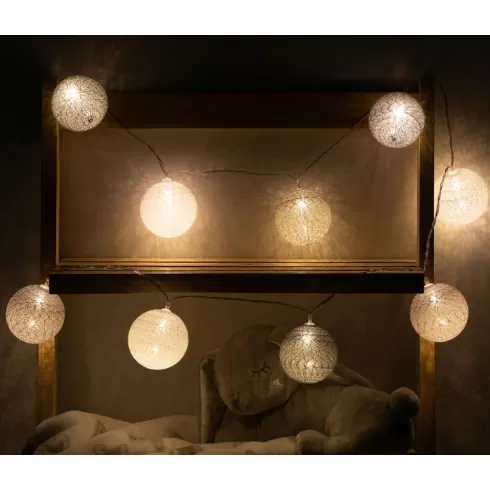 Kiokids Φωτάκια Διακόσμησης Δωματίου Γιρλάντα Γκρι (2793) #4