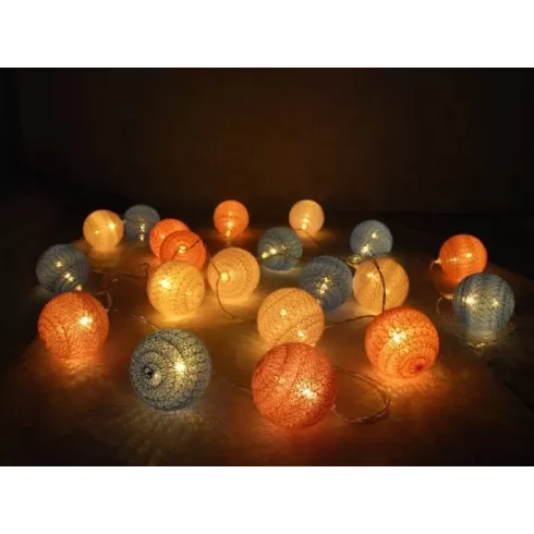 MOON IN THE ROOM LED φωτιστικές μπάλες ML20, Φ 6cm, μπλε & ροζ #3