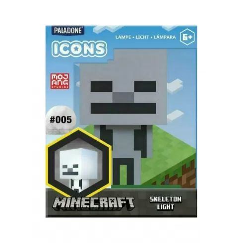 Paladone Παιδικό Διακοσμητικό Φωτιστικό Minecraft #006 Skeleton Icon Light BDP (PP8999MCF) #1
