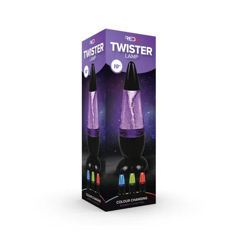 RED5 Mini Twister Lamp Φωτιστικό LED 25,4cm μπαταρίας που παράγει υπνωτιστικό θέαμα 92074 #1