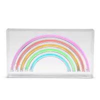 The Source – Boxed Rainbow Light Neon – Φωτιστικό σε Σχήμα Ουράνιου Τόξου 94126