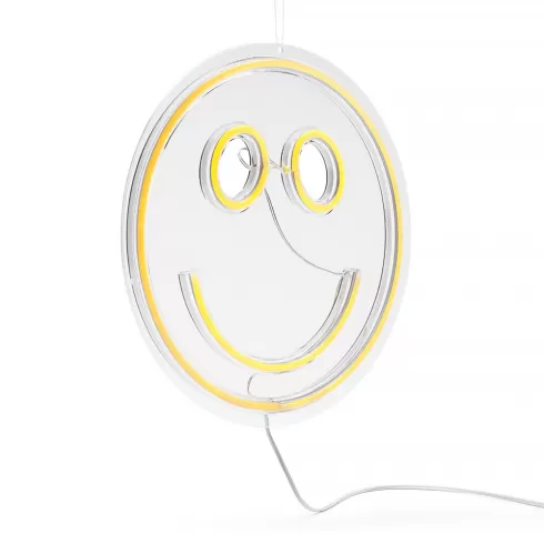 The Source – Neon Smiley Face – Διακοσμητικό φωτιστικό τοίχου Χαμογελαστό πρόσωπο 94128 #2