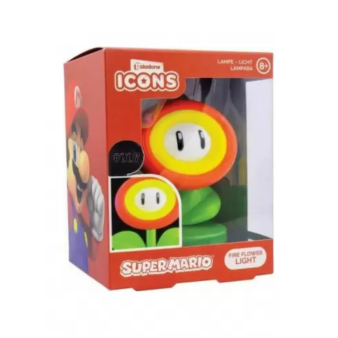 Paladone παιδικό διακοσμητικό φωτιστικό Super Mario - Fire Flower Icon Light BDP #007 pp6362nnv2 #2