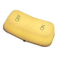 Designnest® ON-OFF Lamp MUID Φωτάκι νυκτός με αισθητήρα κλίσης & επαναφορτιζόμενη μπαταρία από μαλακή σιλικόνη (κίτρινο/Warm)