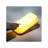 Designnest® ON-OFF Lamp MUID Φωτάκι νυκτός με αισθητήρα κλίσης & επαναφορτιζόμενη μπαταρία από μαλακή σιλικόνη (κίτρινο/Warm) #1