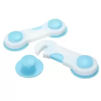 Ασφάλεια Κλειδαριά Ντουλαπιών 10τμχ Άσπρο-μπλε #4