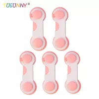 Ασφάλεια Κλειδαριά Ντουλαπιών 5τμχ Άσπρο-Μπλε #1