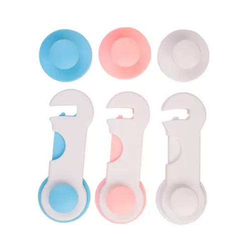 Ασφάλεια Κλειδαριά Ντουλαπιών 5τμχ Άσπρο-Μπλε #3