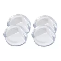 Προστατευτικά γωνίας επίπλων AG441 με αυτοκόλλητο 30x30x30mm διάφανα 4τμχ