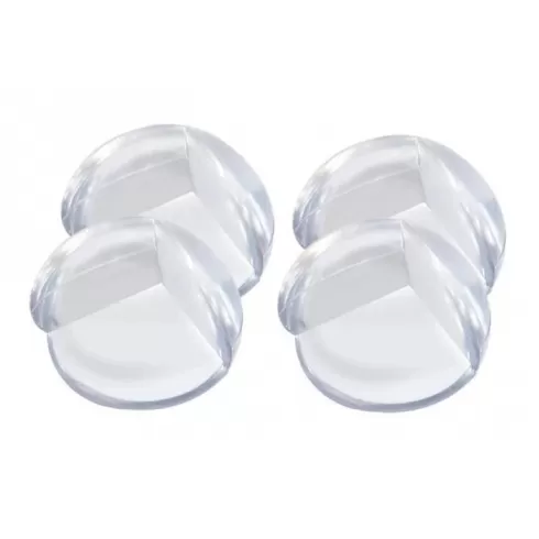 Προστατευτικά γωνίας επίπλων AG441 με αυτοκόλλητο 30x30x30mm διάφανα 4τμχ