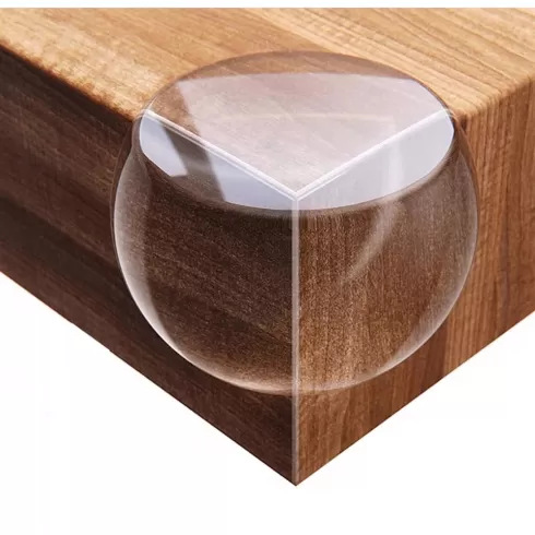 Προστατευτικά γωνίας επίπλων AG441 με αυτοκόλλητο 30x30x30mm διάφανα 4τμχ #4