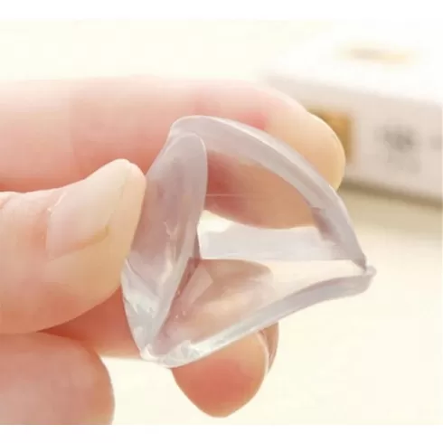 Προστατευτικά γωνίας επίπλων AG441 με αυτοκόλλητο 30x30x30mm διάφανα 4τμχ #2