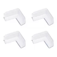 Προστατευτικά γωνίας επίπλων AG441A με αυτοκόλλητο 4x4x1.5cm διάφανα 4τμχ