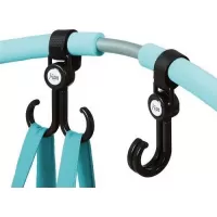 Kiokids γάντζος καροτσιού 2 τεμάχια με περιστροφή 360° 1540