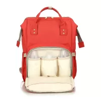 Gabesy All in One Practical Baby Diaper Bag with Separate Pocket deep red
