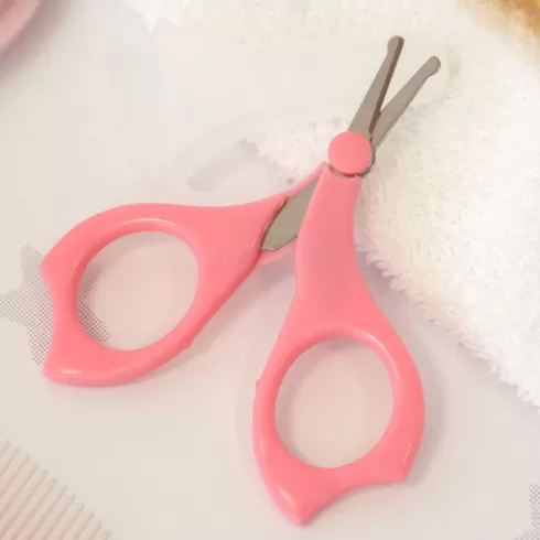 Kiokids Βρεφικό Ψαλιδάκι Περιποιήσης Νυχιών Ροζ #1