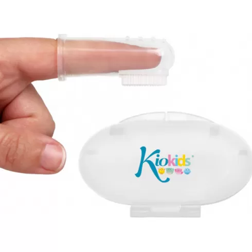 Kiokids Δαχτυλική Οδοντόβουρτσα Σιλικόνης 0-18m 1621