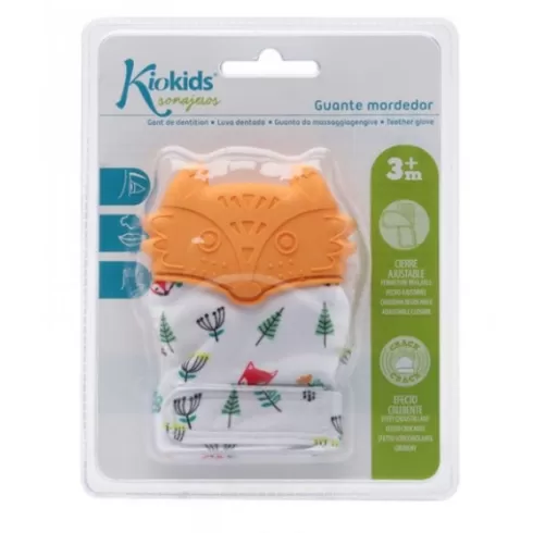 Kiokids Μασητικό Χεράκι Πορτοκαλί Αλεπού #1