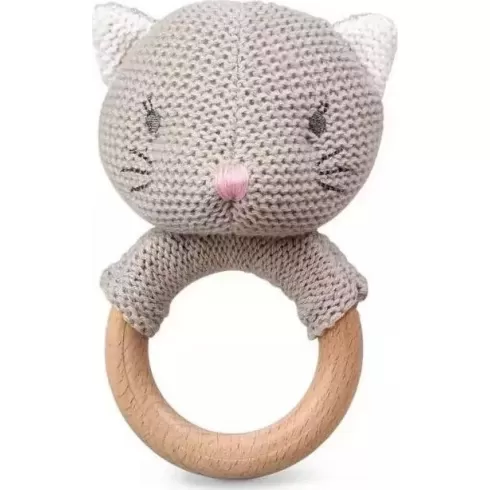 Kiokids Μασητικό 13cm Βαμβακερό Γατάκι (3110) #5