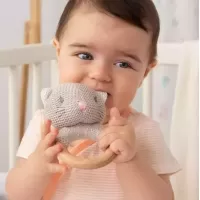 Kiokids Μασητικό 13cm Βαμβακερό Γατάκι (3110) #2