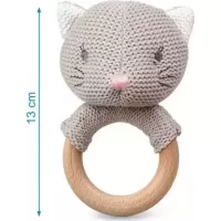 Kiokids Μασητικό 13cm Βαμβακερό Γατάκι (3110) #3