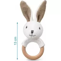 Kiokids Μασητικό 13cm Βαμβακερό Λαγουδάκι (3109) #2