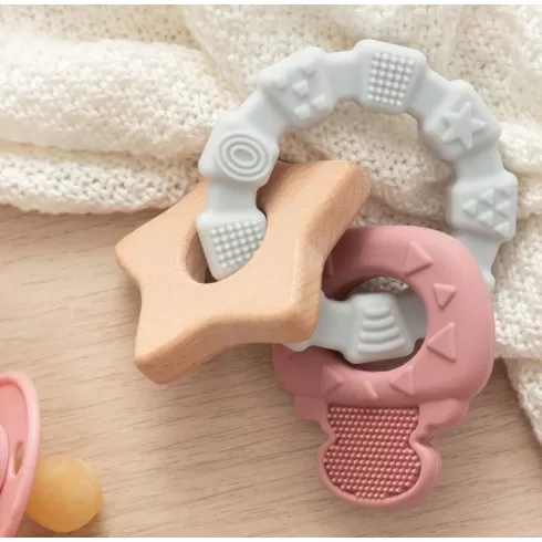 Kiokids Μασητικό Σιλικόνης Ecofriendly Key Ring Pink (3238) #4