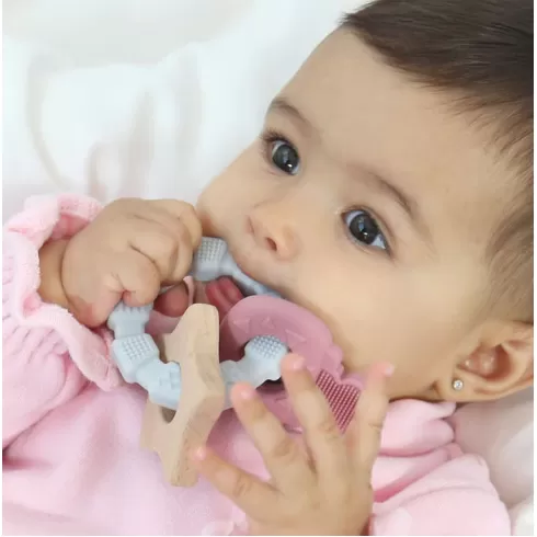 Kiokids Μασητικό Σιλικόνης Ecofriendly Key Ring Pink (3238) #3