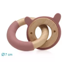 Kiokids Μασητικό Σιλικόνης Ecofriendly Bunny Pink (3234) #1